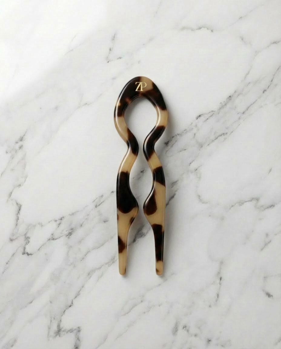 Pince écaille beige