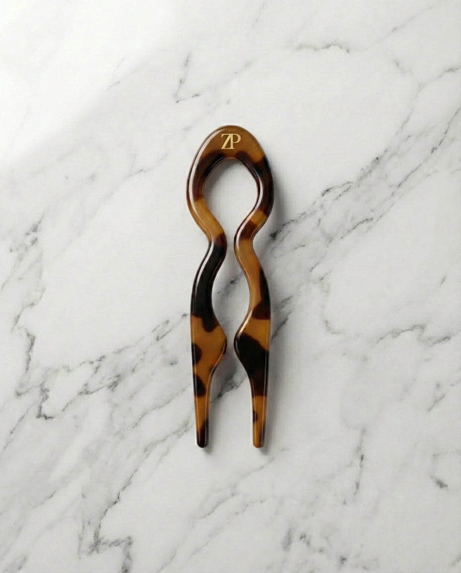Pince écaille marron